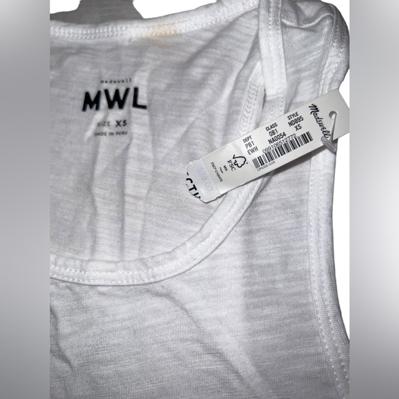 NWT Madewell MWL Long Racerback Tank - Picture 7 of 8